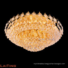 Comtemporary Large Crystal Chandelier Pendant Light, Hanging Light LED Chandelier with Changing Color